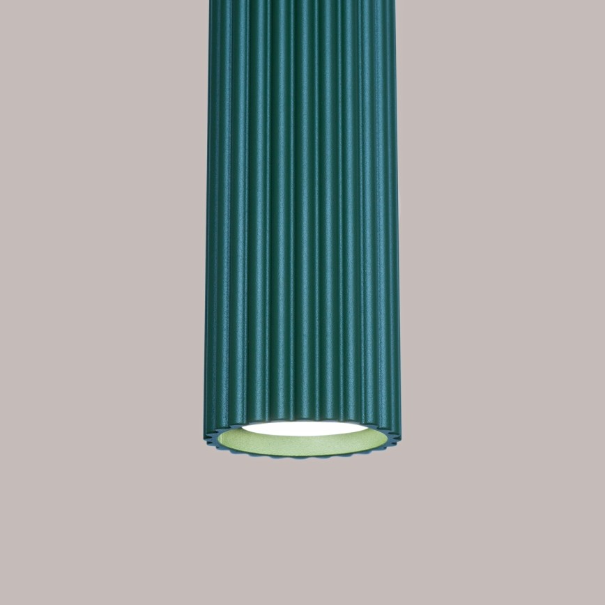 Brilagi - LED-kroonluchter aan kabel CRESTO 1xGU10/10W/230V turkoois