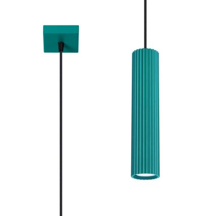 Brilagi - LED-kroonluchter aan kabel CRESTO 1xGU10/10W/230V turkoois