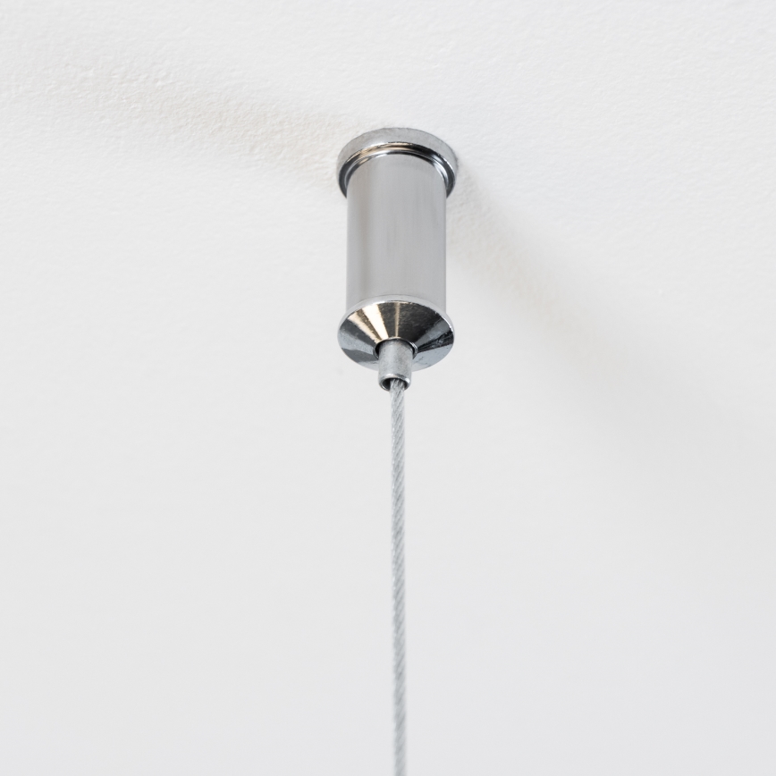Brilagi - LED-kroonluchter aan kabel MILLA 15xG9/3W/230V zwart-chroom/wit