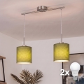 Brilagi - LED-kroonluchter aan kabel NUBILA 2xE27/60W/230V groen