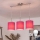 Brilagi - LED-kroonluchter aan kabel NUBILA 3xE27/60W/230V roze