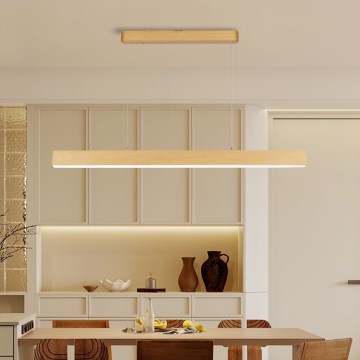 Brilagi - LED-kroonluchter aan kabel SLEEKLINE LED/40W/230V 3000/4500/6000K eiken decor