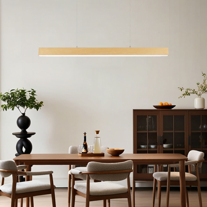 Brilagi - LED-kroonluchter aan kabel SLEEKLINE LED/40W/230V 3000/4500/6000K eiken decor