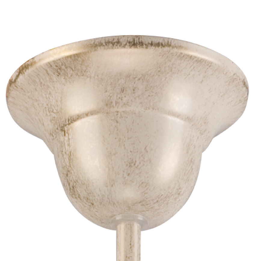 Brilagi - LED-kroonluchter aan ketting ANTICO 5xE27/60W/230V 3000K witte patina