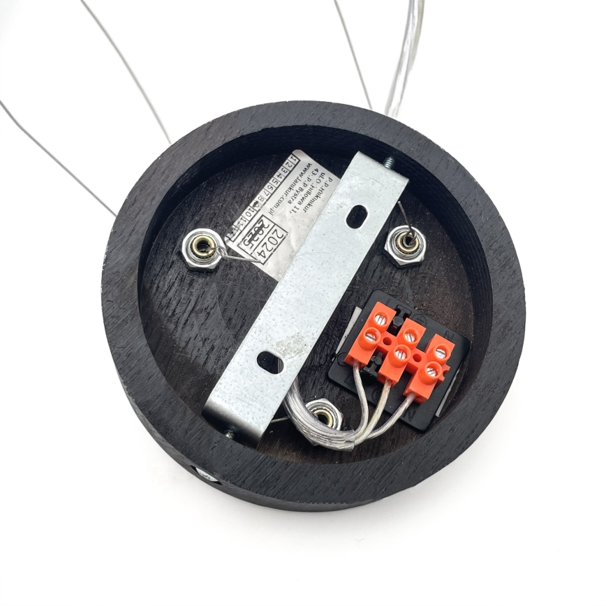 Brilagi - LED-kroonluchter met kabel CARVALHO SMOKEY 3xE27/60W/230V eiken Ø 47,5 cm