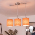 Brilagi - LED-kroonluchter met kabel NUBILA 3xE27/60W/230V oranje