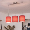 Brilagi - LED-kroonluchter met kabelophanging NUBILA 3xE27/60W/230V rood