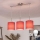 Brilagi - LED-kroonluchter met kabelophanging NUBILA 3xE27/60W/230V rood