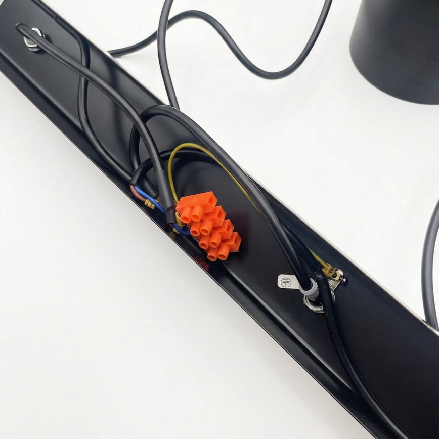 BRILAGI - LED-kroonluchter RIDDY met kabel 4xE27/60W/230V zwart