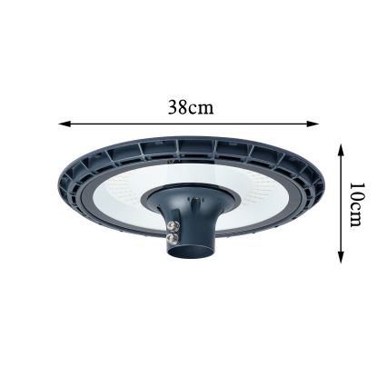Brilagi - Lampadaire LED extérieur pour rue avec mât de 3 m URBANSPARK LED/120W/230V anthracite IP65