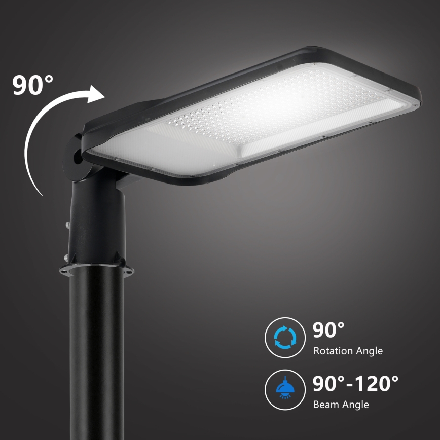 Brilagi - Lampadaire LED d'extérieur orientable URBANLIGHT LED/200W/230V noir IP65