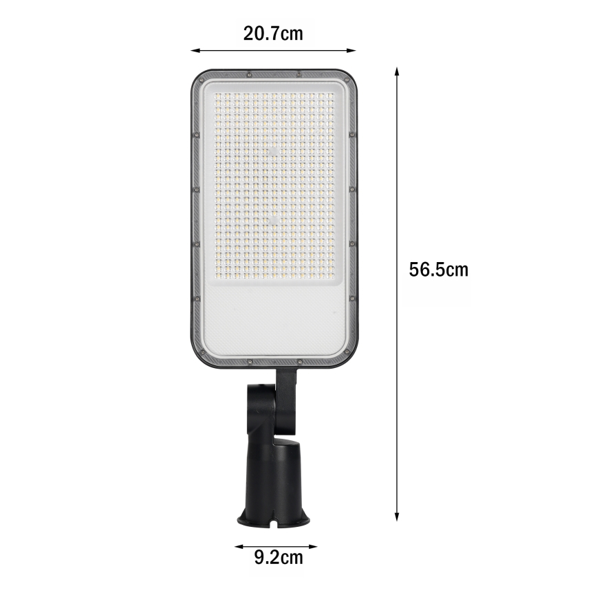 Brilagi - Lampadaire LED d'extérieur orientable URBANLIGHT LED/200W/230V noir IP65
