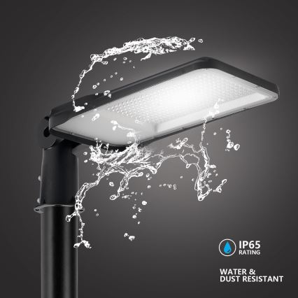 Brilagi - Lampadaire LED d'extérieur avec mât articulé de 5 m URBANLIGHT LED/200W/230V noir IP65