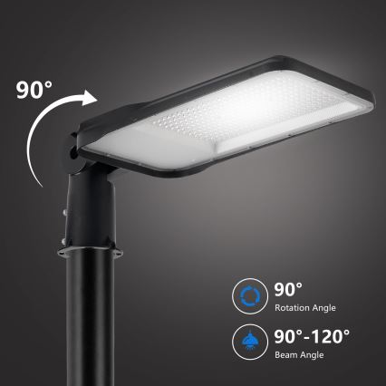 Brilagi - Lampadaire LED d'extérieur avec mât articulé de 5 m URBANLIGHT LED/200W/230V noir IP65