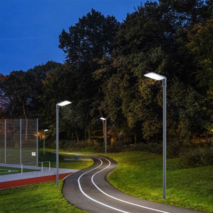 Brilagi - Lampadaire LED extérieur avec mât de 3 m et bras articulé URBANLIGHT LED/200W/230V anthracite IP65