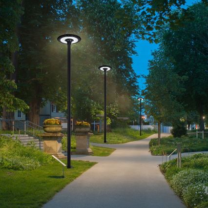 Brilagi - Lampadaire de rue LED d'extérieur sur mât 4 m URBANSPARK LED/120W/230V noir IP65