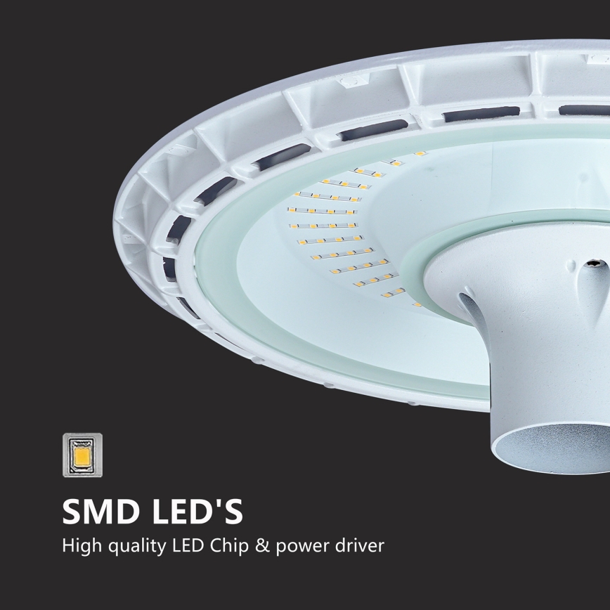 Brilagi - Lampadaire LED urbain d'extérieur avec poteau de 3 m URBANSPARK LED/120W/230V blanc IP65