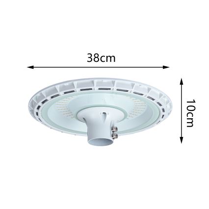 Brilagi - Lampadaire LED urbain d'extérieur avec poteau de 3 m URBANSPARK LED/120W/230V blanc IP65