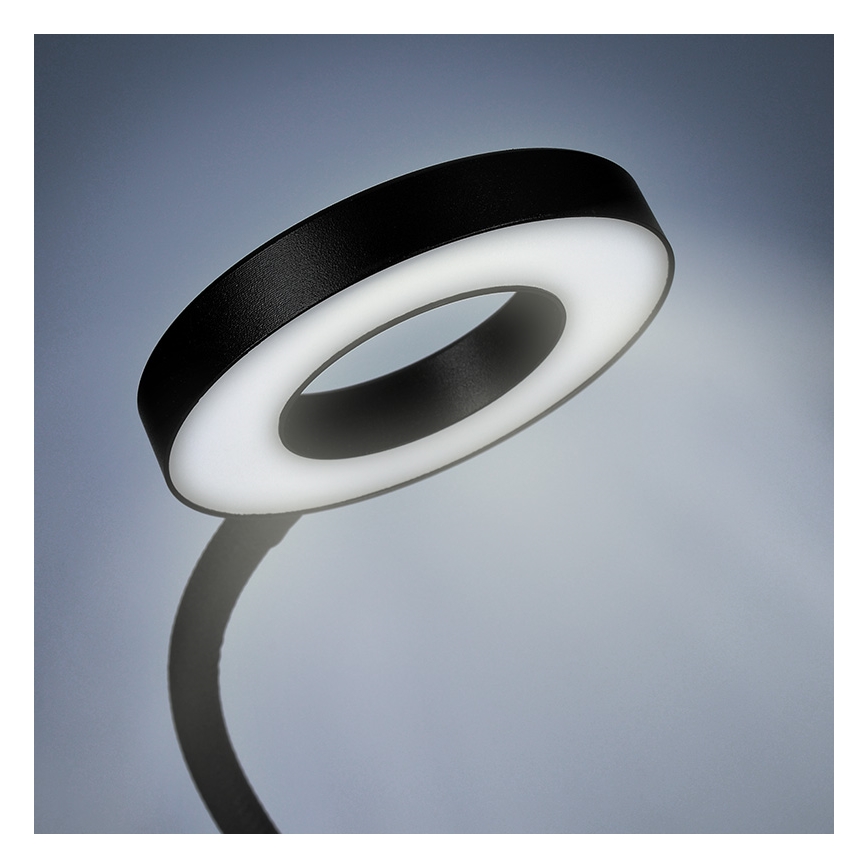 Brilagi -LED Lampe à pince dimmable ORBELA LED/8W/5V 3000/4000/5000K noire