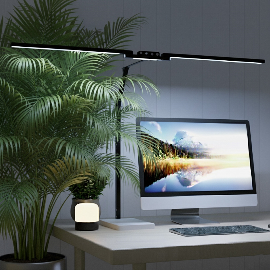 Brilagi - Lampe de bureau tactile dimmable à LED VARIO LED/24W/230V 3000-6500K CRI 92 noire