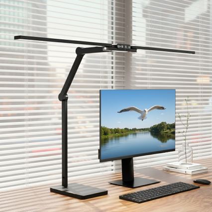 Brilagi - Lampe de bureau tactile dimmable à LED VARIO LED/24W/230V 3000-6500K CRI 92 noire