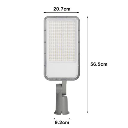 Brilagi - Lampe de rue extérieure LED articulée URBANLIGHT LED/200W/230V gris IP65