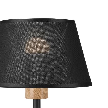 Brilagi - LED Lampe de table ANTHONY 1xE27/60W/230V chêne/noir