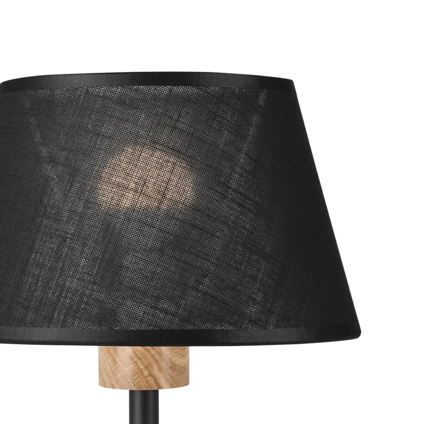 Brilagi - LED Lampe de table ANTHONY 1xE27/60W/230V chêne/noir