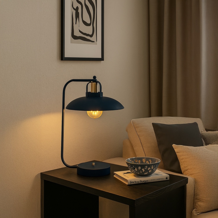 Brilagi - LED Lampe de table FLAMENGO 1xE27/60W/230V bleu