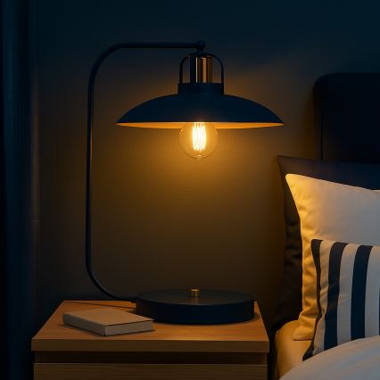 Brilagi - LED Lampe de table FLAMENGO 1xE27/60W/230V bleu