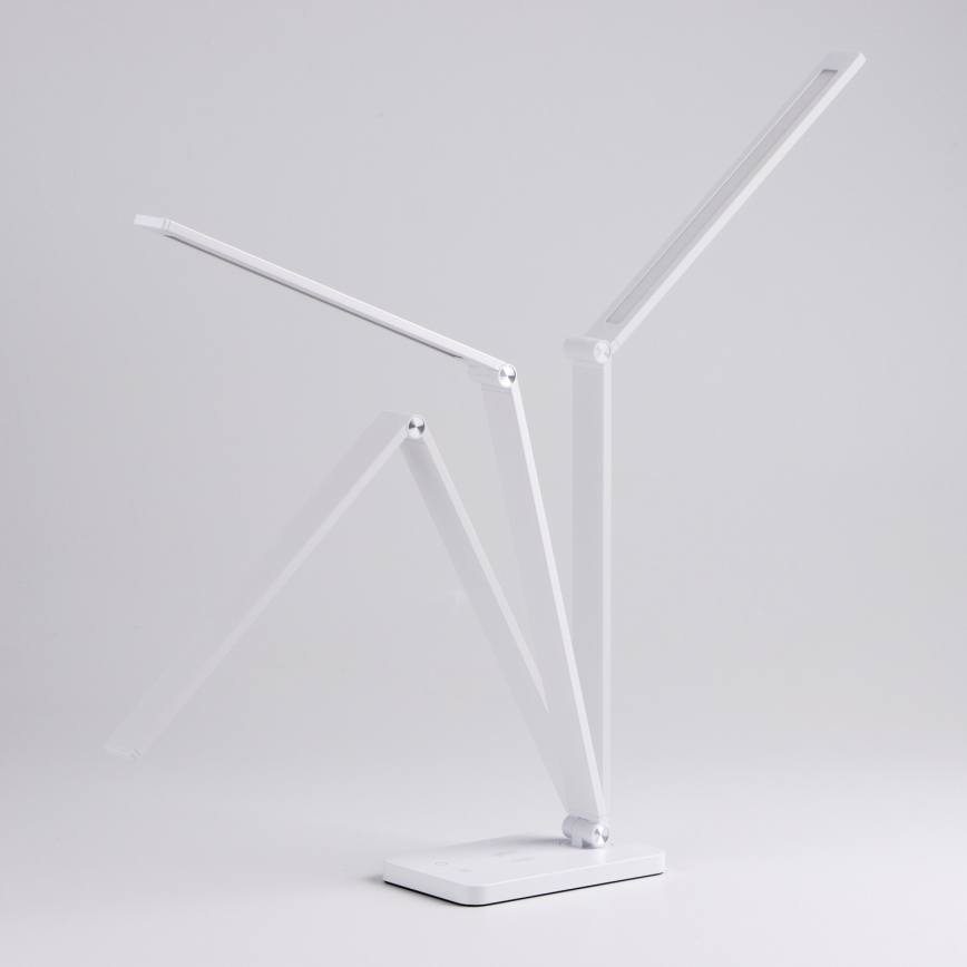 Brilagi - Lampe de bureau tactile dimmable à LED avec charge sans fil QI MODO CHARGE LED/7W/5V 3000/4000/6000K blanche