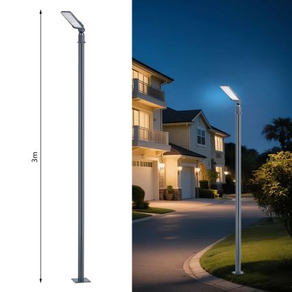Brilagi - Lampadaire LED d'extérieur pour voirie avec mât articulé de 3 m URBANLIGHT LED/50W/230V anthracite IP65