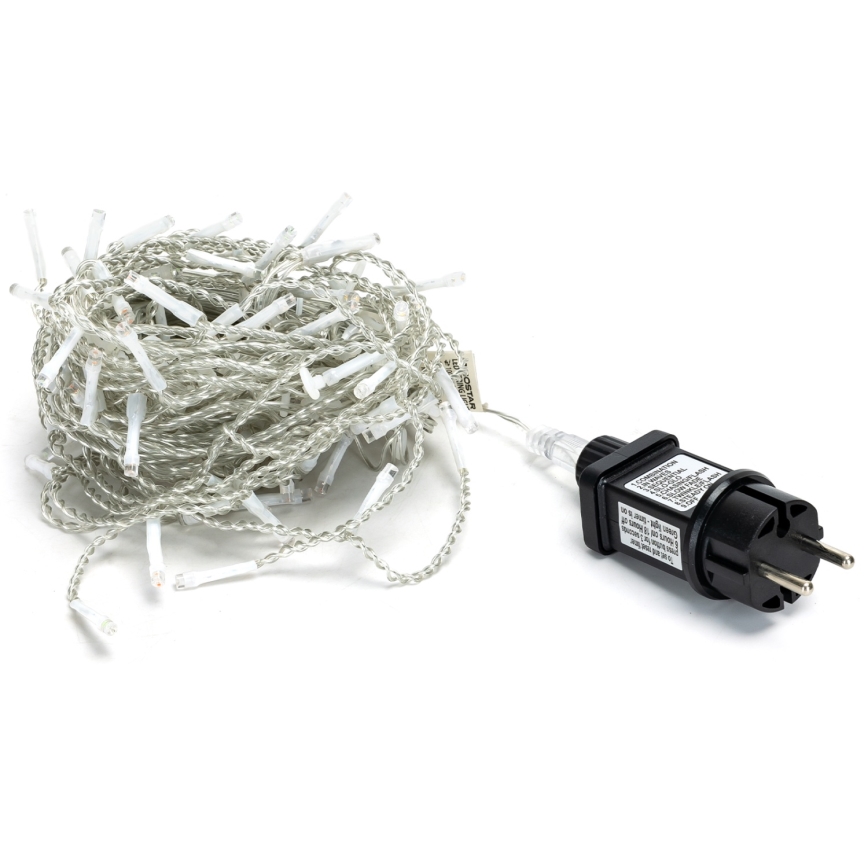 Brilagi - LED-lichtsnoer voor buiten, 200 LED / 8 functies, 13x0,6 m, IP44, warm wit