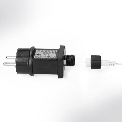 Brilagi - LED buitenlichtsnoer 200xLED/8 functies 13m IP44 koud wit ijspegelverlichting