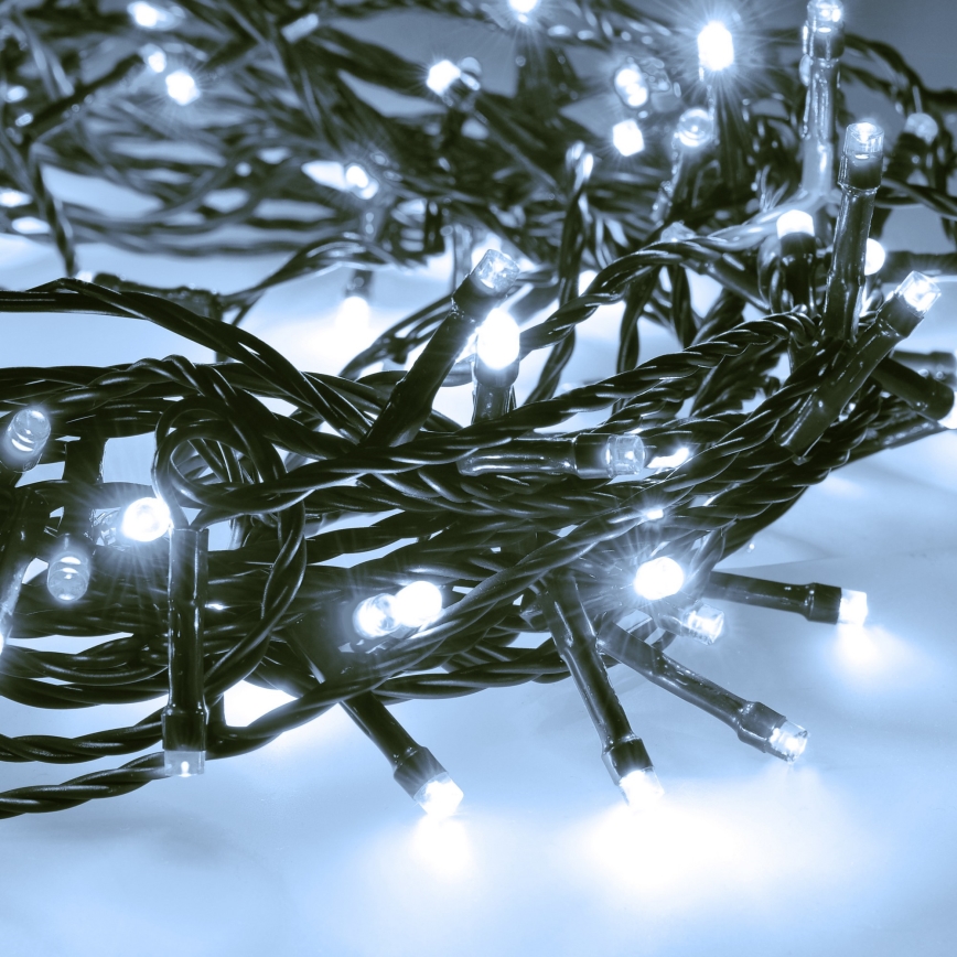 Brilagi - LED-lichtsnoer voor buiten 300 LED/8 functies 35 m IP44 koud wit