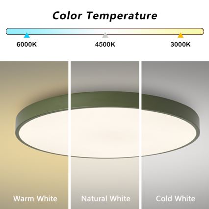 Brilagi - Luminaire LED dimmable POOL SMART LED/128W/230V Ø 100 cm 3000-6000K Wi-Fi Tuya + télécommande vert