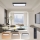 Brilagi - LED Luminaire de plafond de salle de bain Dimmable FRAME SMART LED/30W/230V 30x60 cm 3000-6000K noir + télécommande
