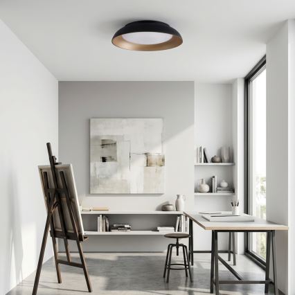 Brilagi - Plafonnier LED dimmable ALVA LED/48W/230V 3000-6500K Ø 51 cm noir + télécommande