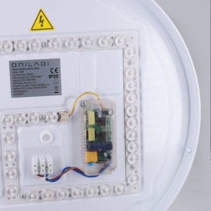 Brilagi - Plafonnier LED dimmable ALVA LED/48W/230V 3000-6500K Ø 51 cm noir + télécommande