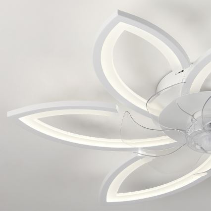 Brilagi - Plafonnier LED dimmable avec ventilateur LED/50W/230V 3000-6500K blanc + télécommande