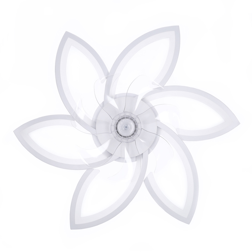 Brilagi - Plafonnier LED dimmable avec ventilateur LED/50W/230V 3000-6500K blanc + télécommande