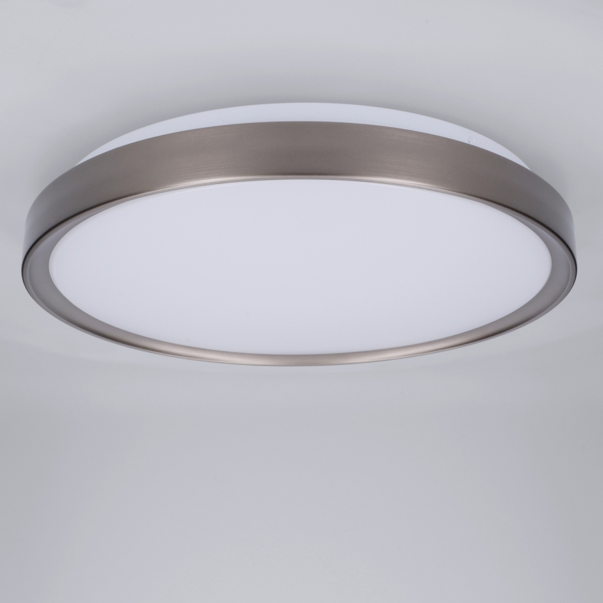 Brilagi - Plafonnier LED dimmable FANCIA LED/48W/230V 3000-6500K Ø 39 cm argenté + télécommande