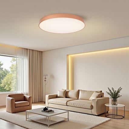 BRILAGI - Plafonnier LED dimmable POOL SMART LED/100W/230V 3000-6000K Ø 80 cm Wi-Fi Tuya cuivré + télécommande