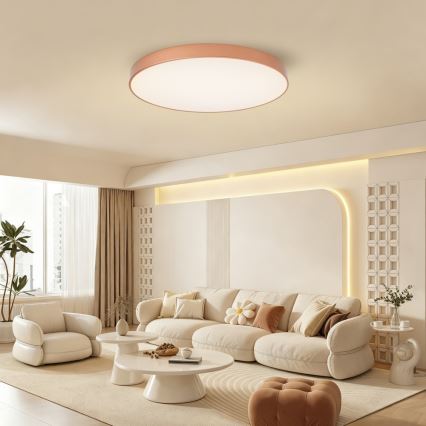 BRILAGI - Plafonnier LED dimmable POOL SMART LED/100W/230V 3000-6000K Ø 80 cm Wi-Fi Tuya cuivré + télécommande