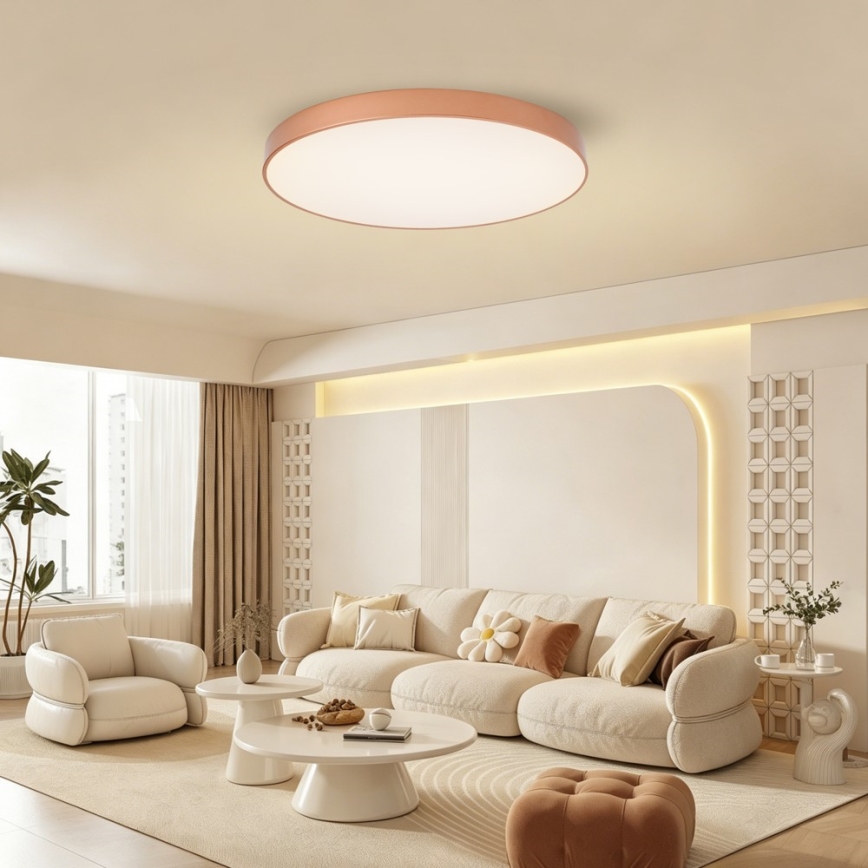 BRILAGI - Plafonnier LED dimmable POOL SMART LED/100W/230V 3000-6000K Ø 80 cm Wi-Fi Tuya cuivré + télécommande