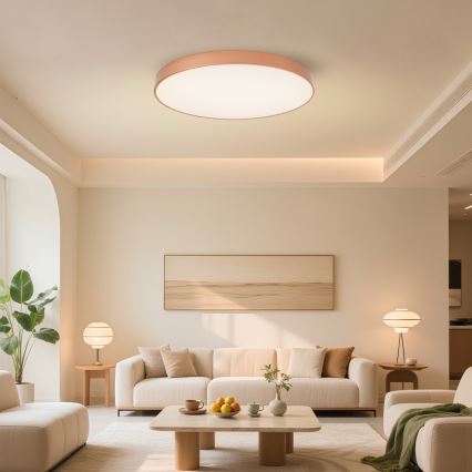 BRILAGI - Plafonnier LED dimmable POOL SMART LED/100W/230V 3000-6000K Ø 80 cm Wi-Fi Tuya cuivré + télécommande