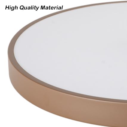 Brilagi - Luminaire LED dimmable POOL SMART LED/128W/230V Ø 100 cm Wi‑Fi Tuya + télécommande marron