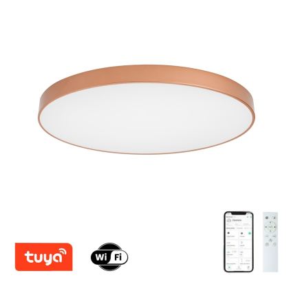 BRILAGI - Plafonnier LED dimmable POOL SMART LED/128W/230V 100 cm 3000-6000K Wi-Fi Tuya cuivré + télécommande