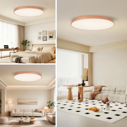 BRILAGI - Plafonnier LED dimmable POOL SMART LED/180W/230V 3000-6000K 120 cm cuivré Wi-Fi Tuya + télécommande