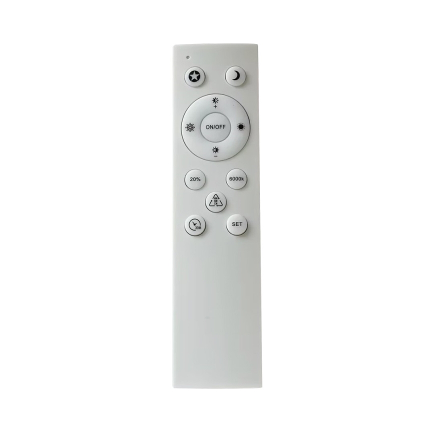 Brilagi - Plafonnier LED dimmable POOL SMART LED/48W/230V 40 cm 3000-6000K Wi-Fi Tuya + télécommande blanc